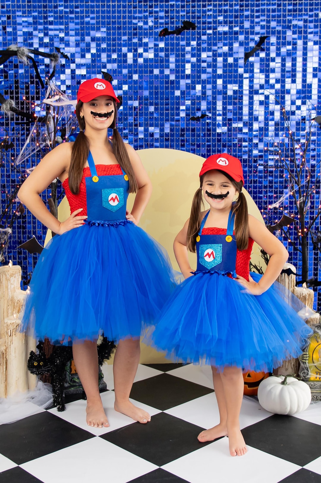Costume da Mario per donne adulte/Costume di Halloween abbinato
