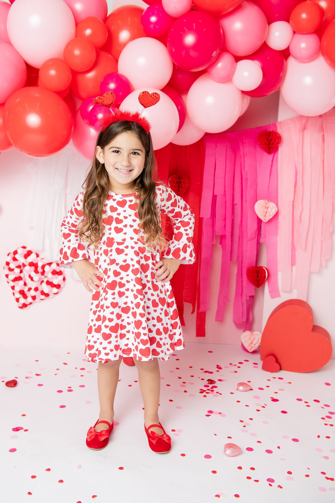 Girls Valentine's Day Dress Girl's Valentines Day Toddler