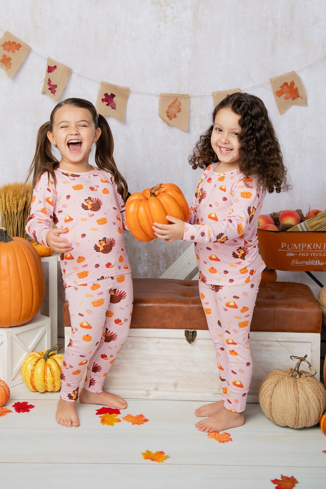 Girls Thanksgiving Pajamas Matching Sibling Thanksgiving Pajamas girls-thanksgiving-pajamas-matching-sibling-thanksgiving-pajamas