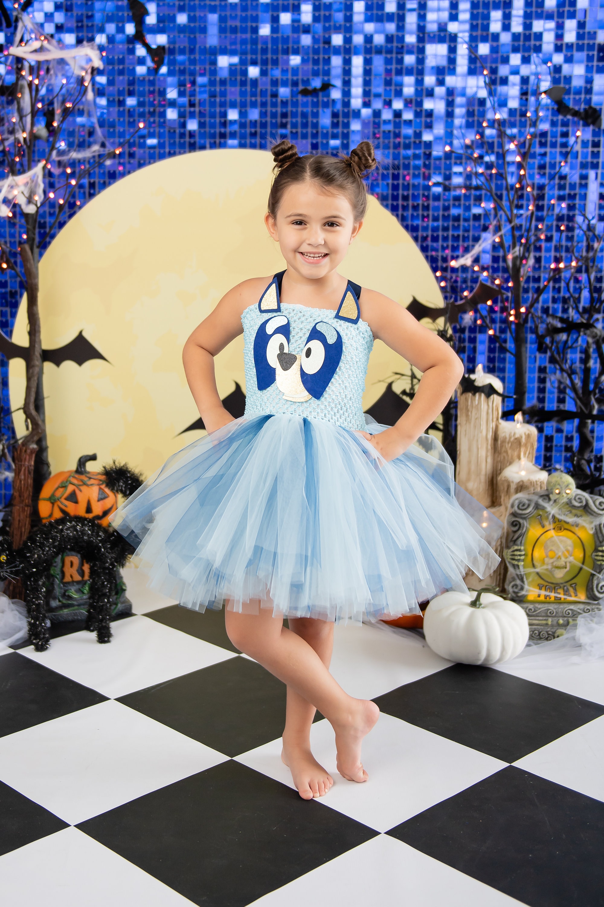 bluey dress Bluey Tutu Dress: Girls Halloween Costume, Bluey Birthday Outfit