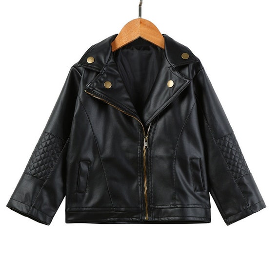 faux leather jacket for baby