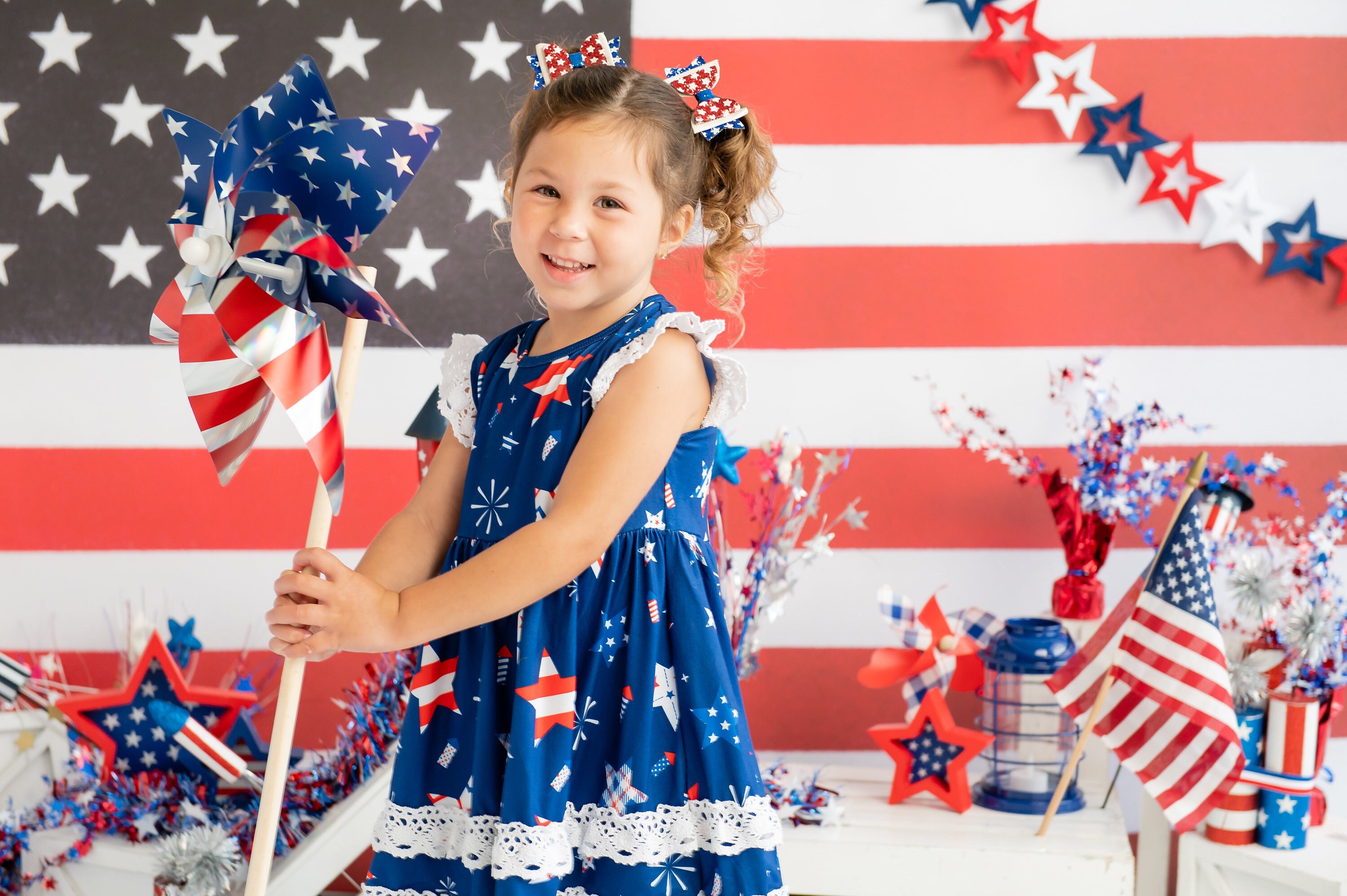 Girls fourth of july clothes sale
