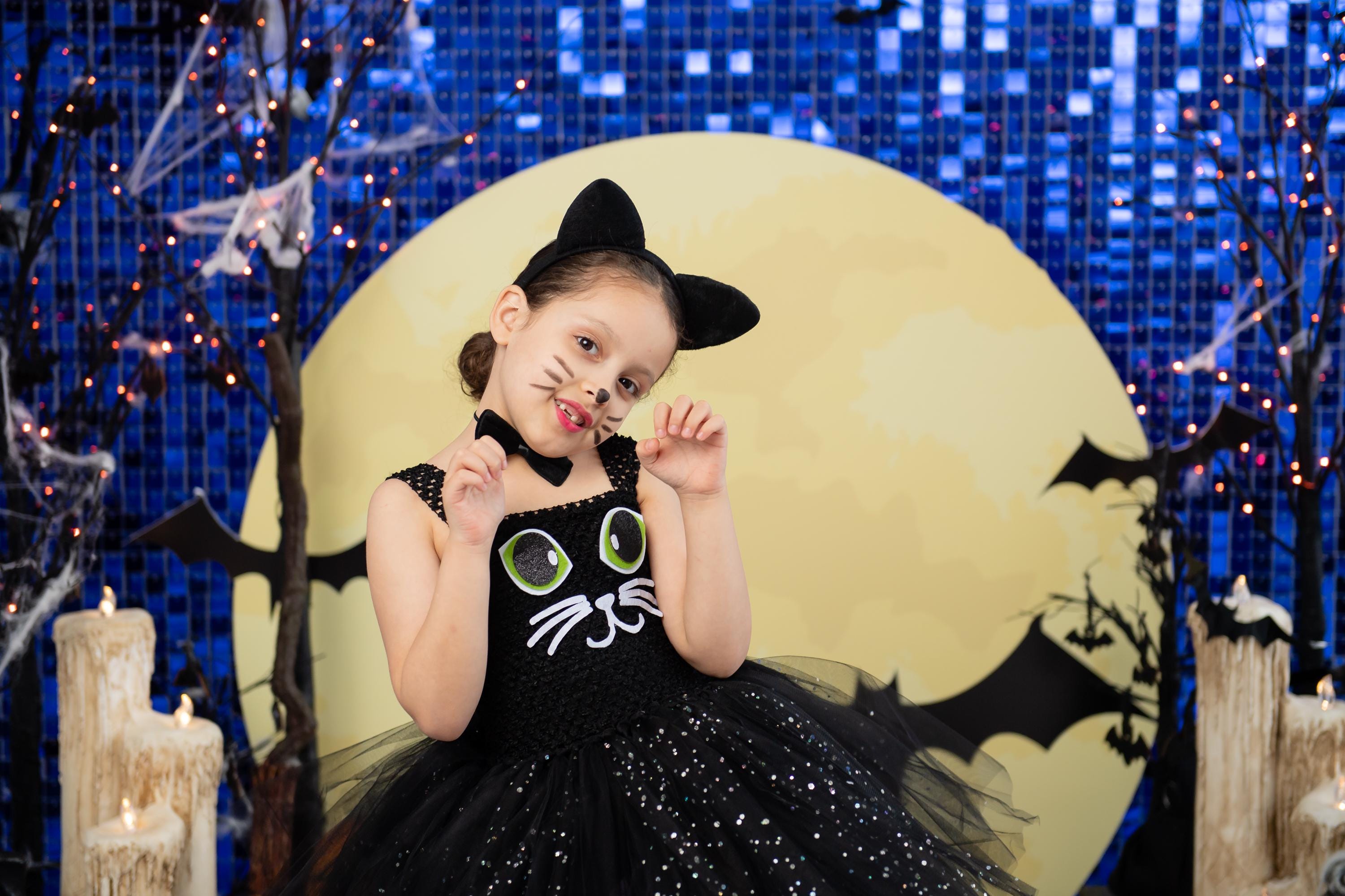 Spooktacular Creations Costume de chaton noir pour bébé fille, costume d' Halloween unisexe pour tout-petit-0612