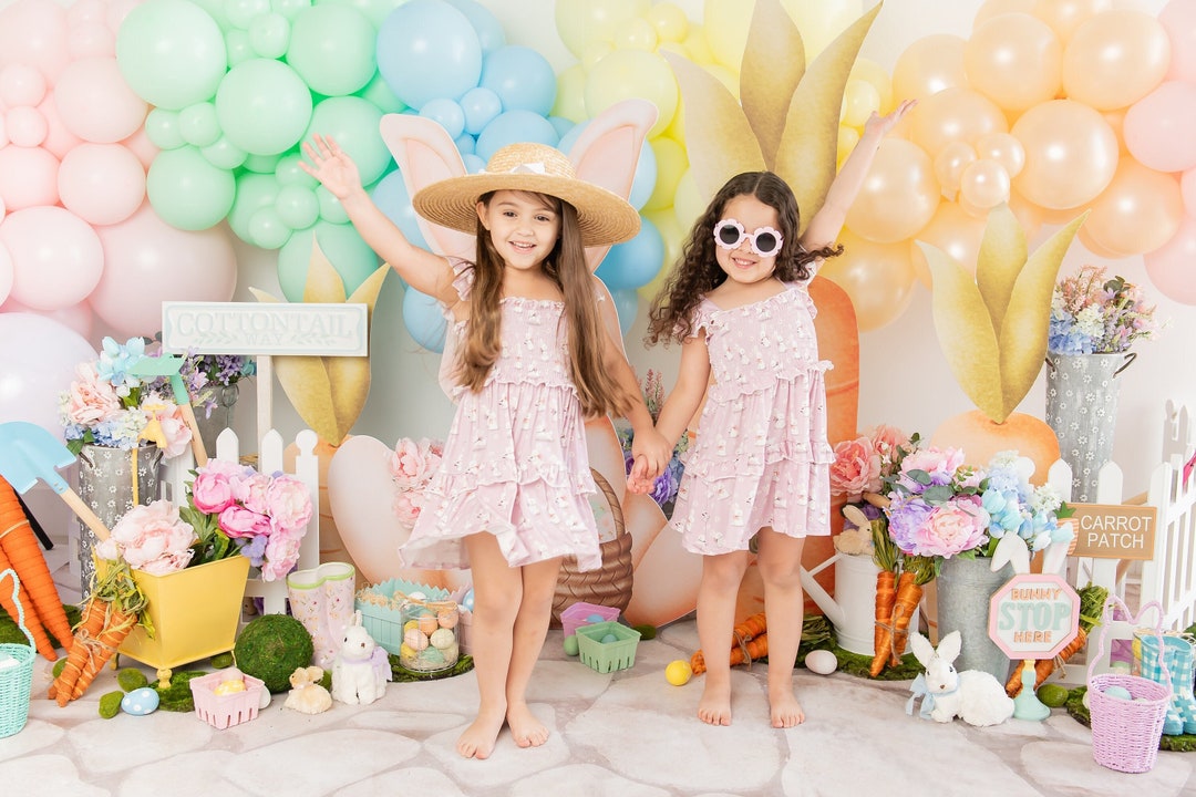 Girls Easter Dress/ Toddler Girls Easter Dress/ Matching Sibling Spring