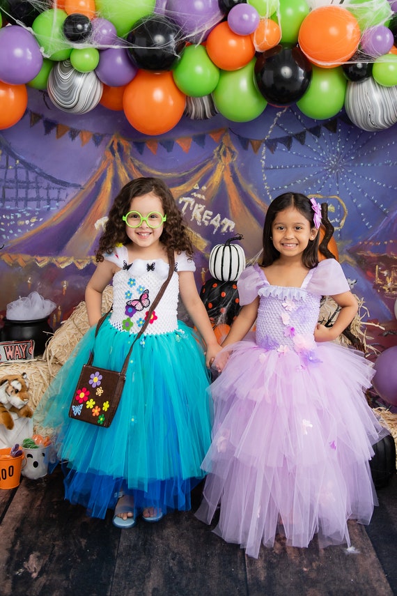 Enfants Encanto Mirabel Robe Madrigal Mirabel Cosplay Costume Pour Filles  De 3 Ans et Plus
