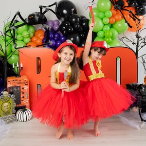 Girls Firefighter Costume Dress: Halloween Cosplay image 7