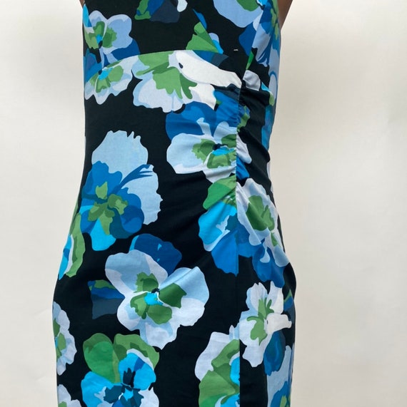 Amazing retro halter neck floral print dress - image 2