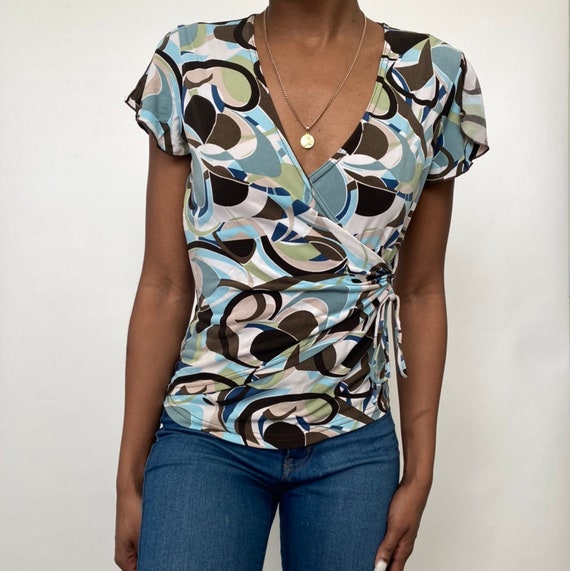 Vintage Floral Blouse - image 1