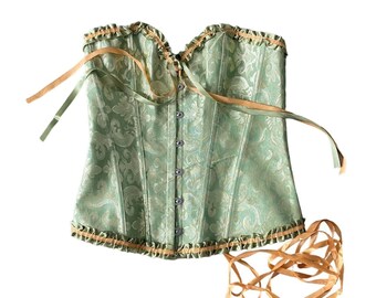 Green and Gold Corset