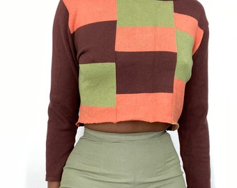 Vintage Crop Sweater