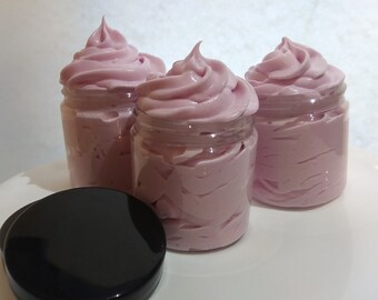 Grapefruit whipped Lotion/ Moisturizing/Ruby Red Grapefruit/ 4 oz Jar/ Neutral scent