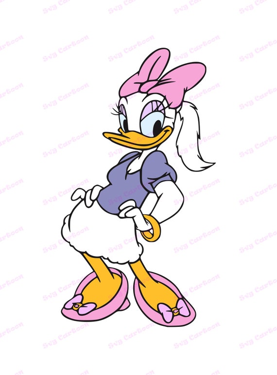 Download Daisy Duck SVG 1 svg dxf Cricut Silhouette Cut File | Etsy