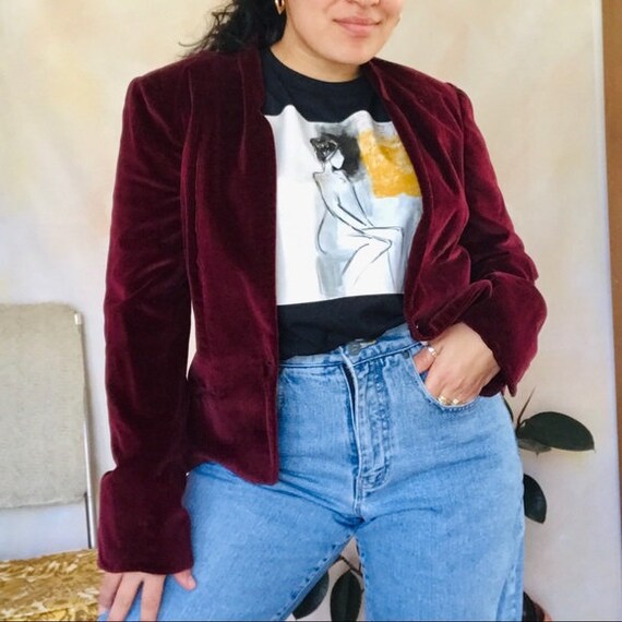 Vintage Velvet Blazer