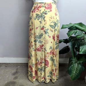 Vintage 90s Telluride Floral Midi Skirt Size 10