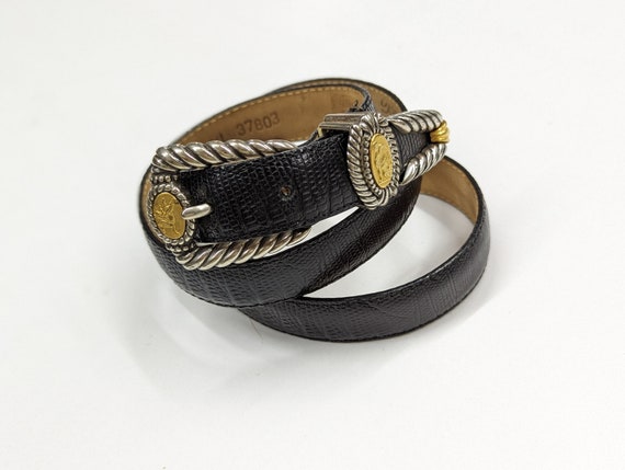 Vintage Brighton Museum Collection Black Leather … - image 2
