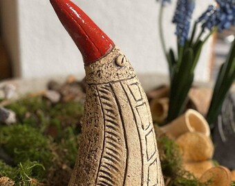 Fantasy bird - ceramic - insect hotel