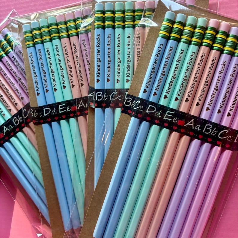 Personalized Pastel Pencils, Engraved Ticonderoga, Teacher Gift image 10
