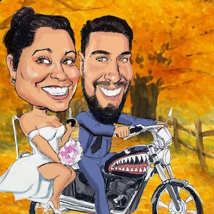 Couple Caricature from Photo