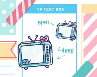 1280~~TV Tonight Boxes Planner Stickers.