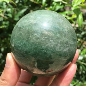 Natural Extra Large strawberry quartz Crystal Quartz Ball/Clear Green Fluorite Sphere/Healing Stone/Reiki/Chakra/Zen/special gift