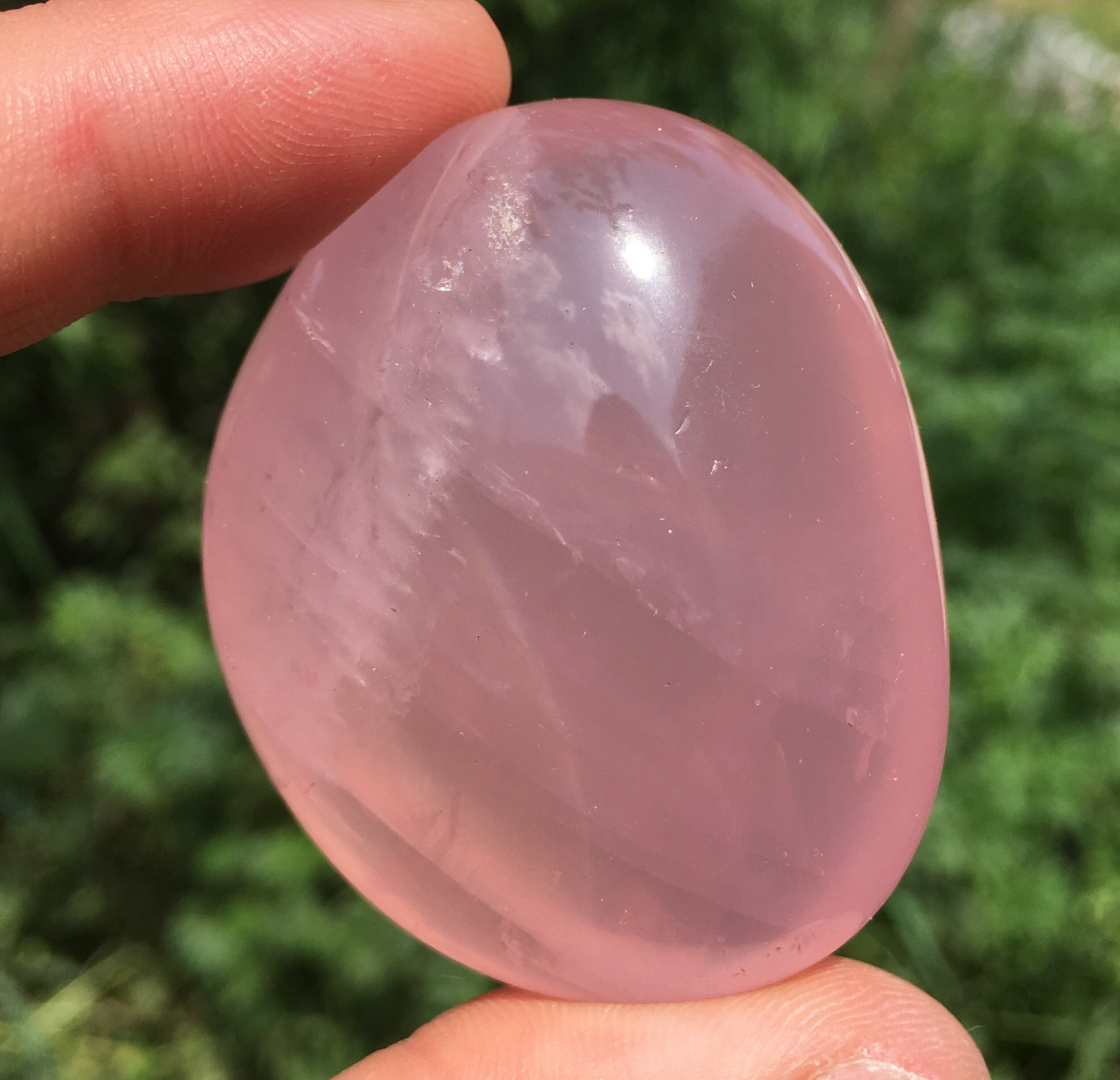 Clear Rainbow Rose Quartz Crystal freeform/Pink Quartz Crystal Etsy