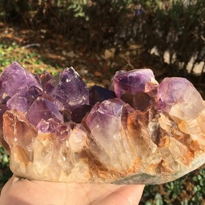 Best Natural Amethyst Cluster/Purple Amethyst cluster geode/special gift/Crystal grid-190x70x90mm -1752g