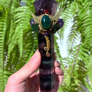 Large High Quality Natural Amethyst Polished Point/Amethyst Tower/Purple Crystal Ornaments/Amethyst stone decor/Special Gift/ 138g