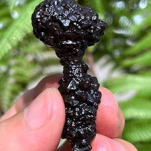 Large Raw black Crystal Carbonado/Black Carbonado/Quartz Cluster/Rough Black Abundance Crystal Plate/Healing Crystal/Reiki/Special gift