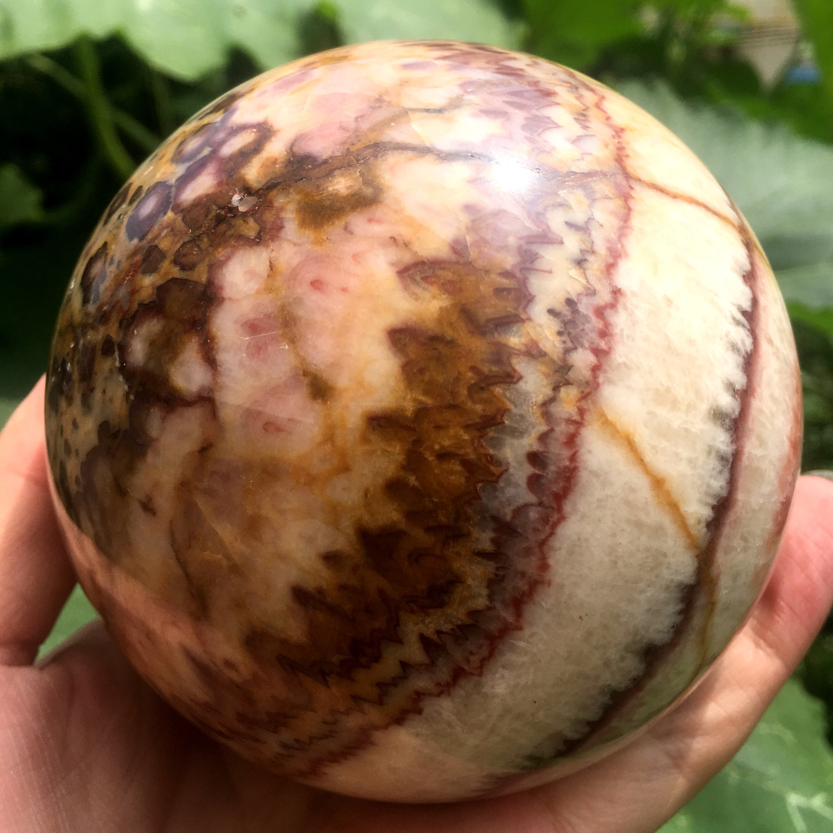 Large Natural Pork Stone Crystal Quartz Ball/pork Stone Etsy