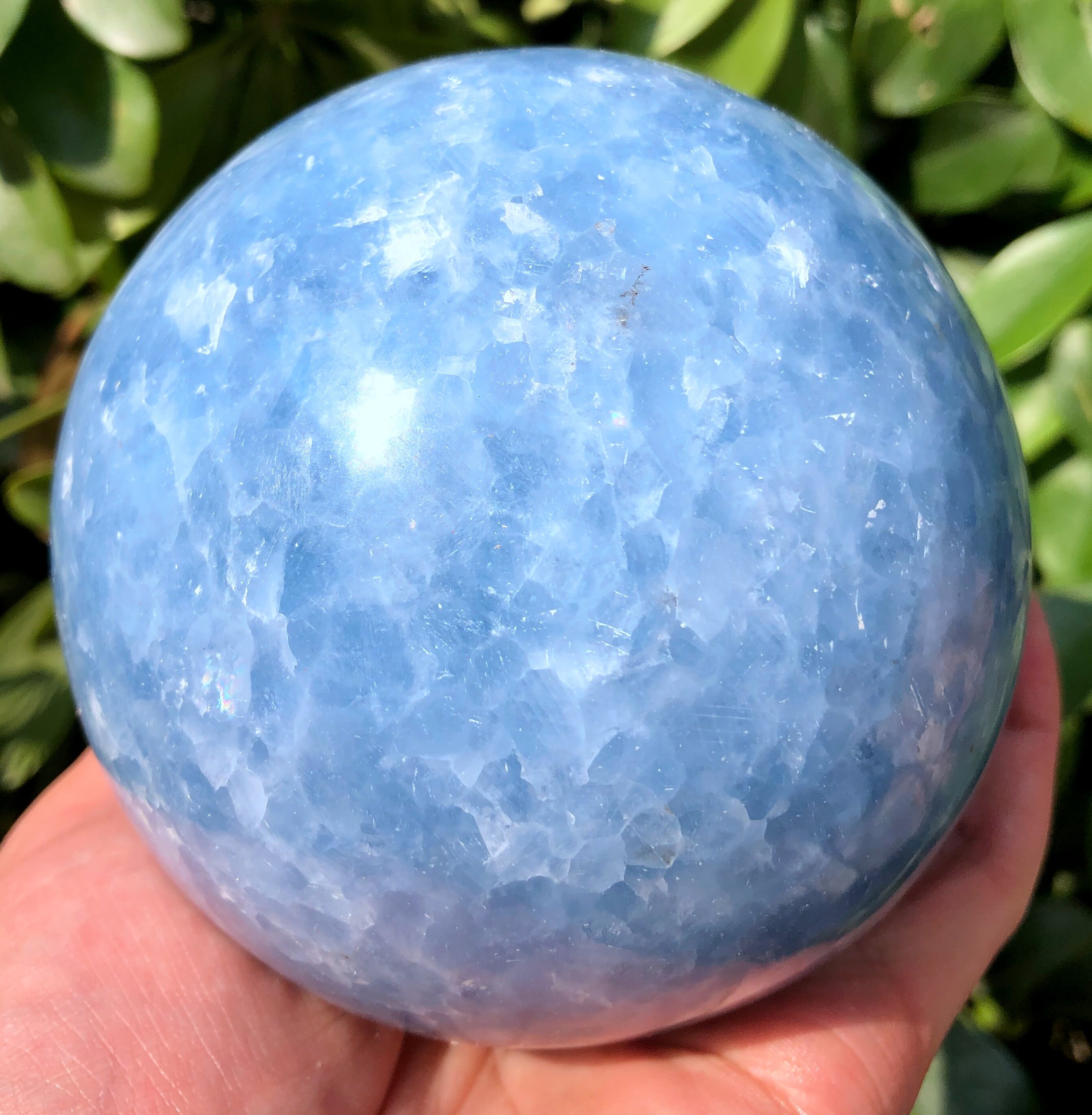Large Natural Blue Celestite Crystal Quartz Sphere / kyanite Etsy