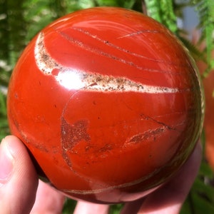 Natural Red Jasper Crystal Ball/Red Jasper sphere/Red Jasper Stone/Gemstone point/Chakra Stone/Red Jasper Crysta/Chakra Healing