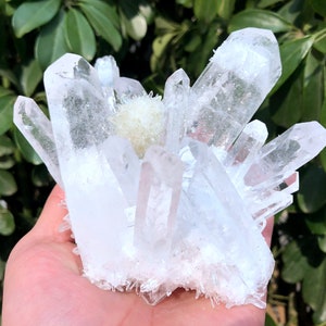 white Aura Quartz Crystal Cluster/Angel Aura Quartz Crystal Cluster/Cluster Titanium Crystal Healing Crystal/Reiki/Meditation/self stand