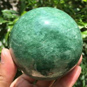 Natural Extra Large strawberry quartz Crystal Quartz Ball/Clear Green Fluorite Sphere/Healing Stone/Reiki/Chakra/Zen/special gift