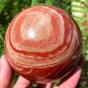 Natural Red Jasper Crystal Ball/Red Jasper sphere/Red Jasper Stone/Gemstone point/Chakra Stone/Red Jasper Crysta/Chakra Healing