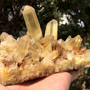 Top Large Raw black Crystal Cluster/Black Quartz Cluster/Quartz Cluster/Rough Black Abundance Crystal Plate/Healing Crystal/Energy
