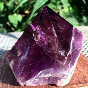 Large High Quality Natural Amethyst Polished Point/Amethyst Tower/Purple Crystal Ornaments/Amethyst stone decor/Special Gift/