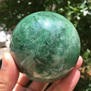 Natural Extra Large strawberry quartz Crystal Quartz Ball/Clear Green Fluorite Sphere/Healing Stone/Reiki/Chakra/Zen/special gift