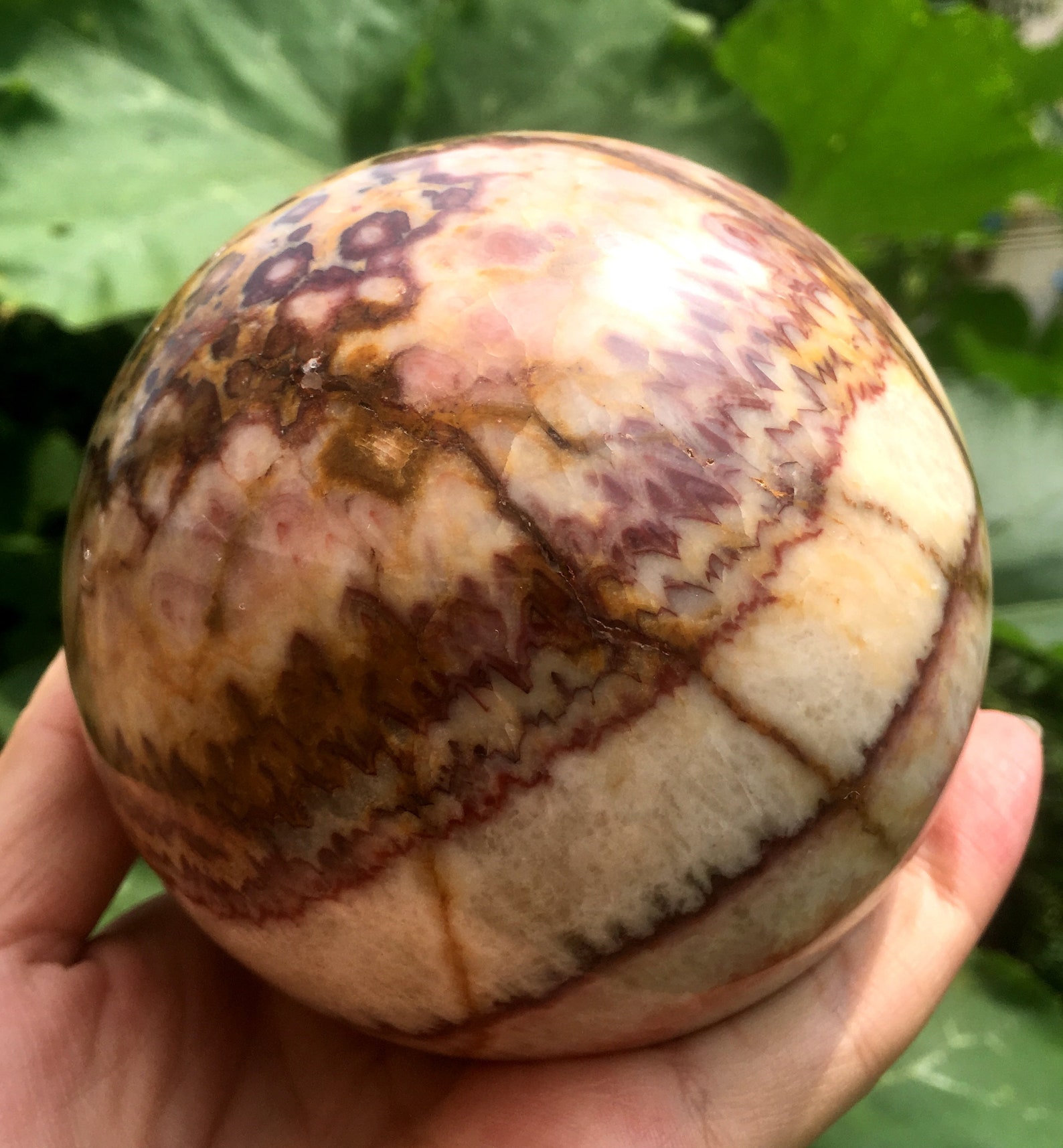 Large Natural Pork Stone Crystal Quartz Ball/pork Stone Etsy