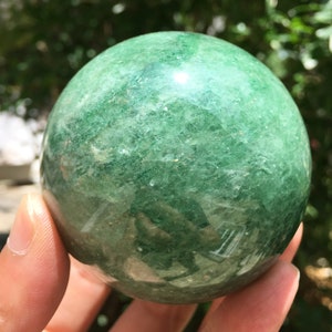 Natural Extra Large strawberry quartz Crystal Quartz Ball/Clear Green Fluorite Sphere/Healing Stone/Reiki/Chakra/Zen/special gift