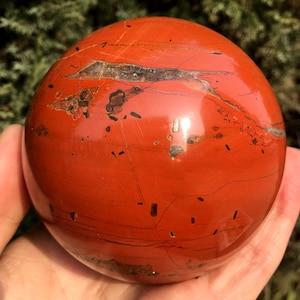 Natural Red Jasper Crystal Ball/Red Jasper sphere/Red Jasper Stone/Gemstone point/Chakra Stone/Red Jasper Crysta/Chakra Healing