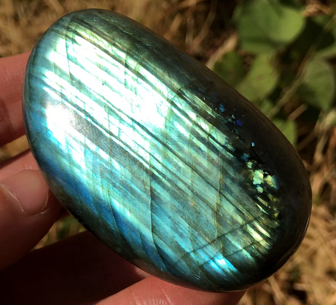 ラブラドライト / 光沢のある研磨ラブラドライト / ジュエリー