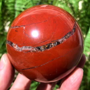Natural Red Jasper Crystal Ball/Red Jasper sphere/Red Jasper Stone/Gemstone point/Chakra Stone/Red Jasper Crysta/Chakra Healing
