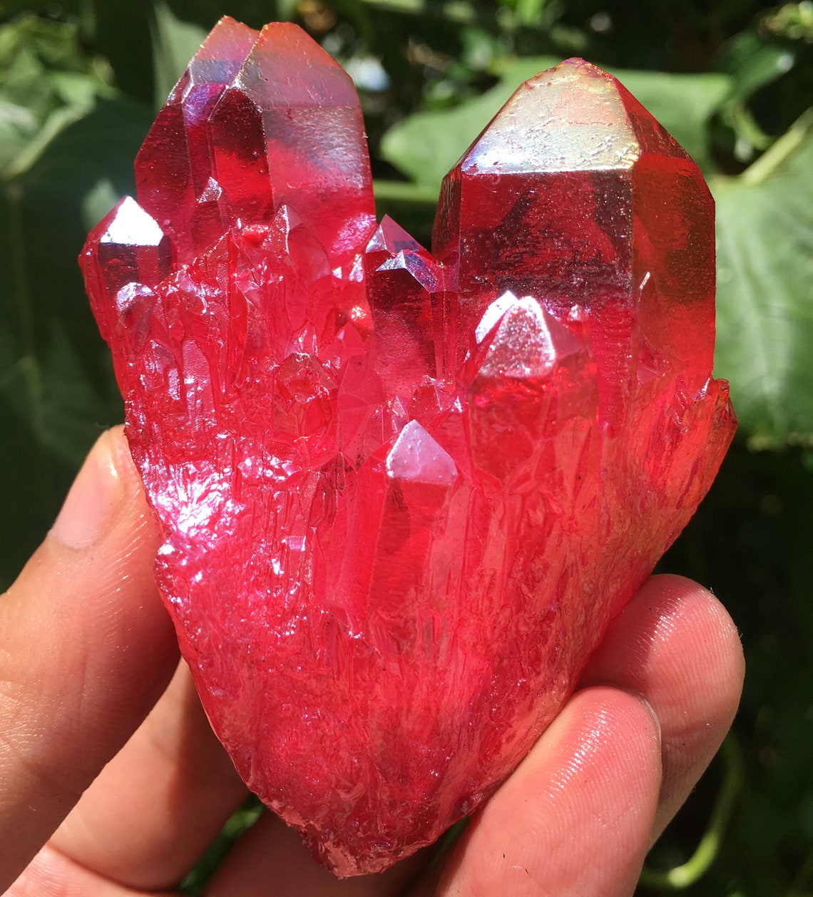 red angel aura quartz red angel aura quartz