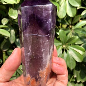 Large High Quality Natural Amethyst Polished Point/Amethyst Tower/Purple Crystal Ornaments/Amethyst stone decor/Special Gift/Healing stone