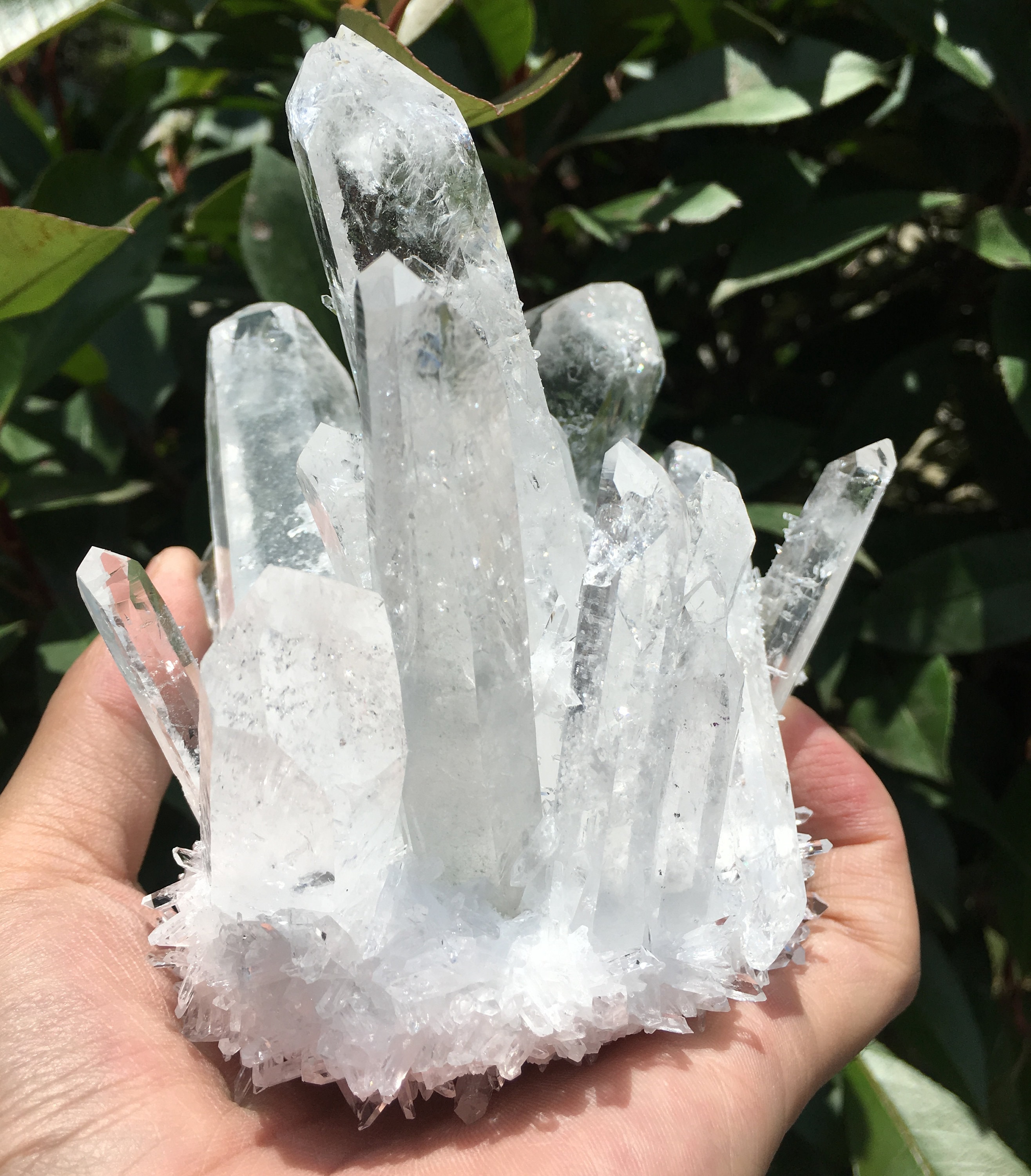 White Aura Quartz Crystal Cluster/Angel Aura Quartz Crystal Etsy