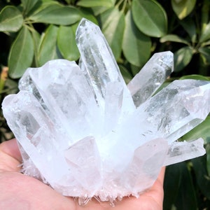 white Aura Quartz Crystal Cluster/Angel Aura Quartz Crystal Cluster/Cluster Titanium Crystal Healing Crystal/Reiki/Meditation/self stand
