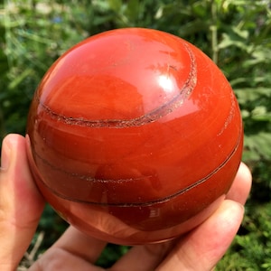 Natural Red Jasper Crystal Ball/Red Jasper sphere/Red Jasper Stone/Gemstone point/Chakra Stone/Red Jasper Crysta/Chakra Healing