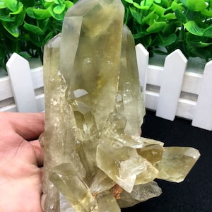 Top Large Raw black Crystal Cluster/Black Quartz Cluster/Quartz Cluster/Rough Black Abundance Crystal Plate/Healing Crystal/Energy