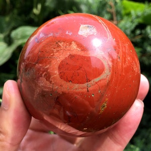 Natural Red Jasper Crystal Ball/Red Jasper sphere/Red Jasper Stone/Gemstone point/Chakra Stone/Red Jasper Crysta/Chakra Healing
