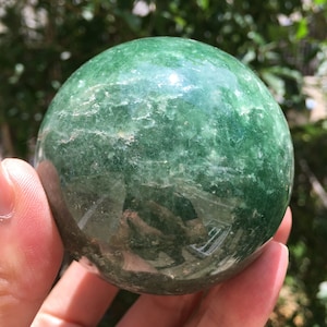 Natural Extra Large strawberry quartz Crystal Quartz Ball/Clear Green Fluorite Sphere/Healing Stone/Reiki/Chakra/Zen/special gift